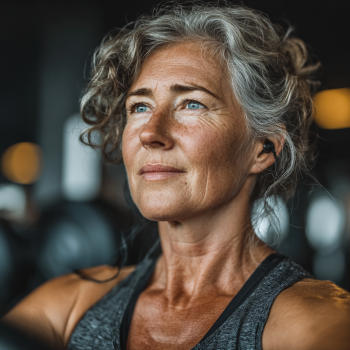 Група людей старшого віку виконує фітнес вправи на свіжому повітрі